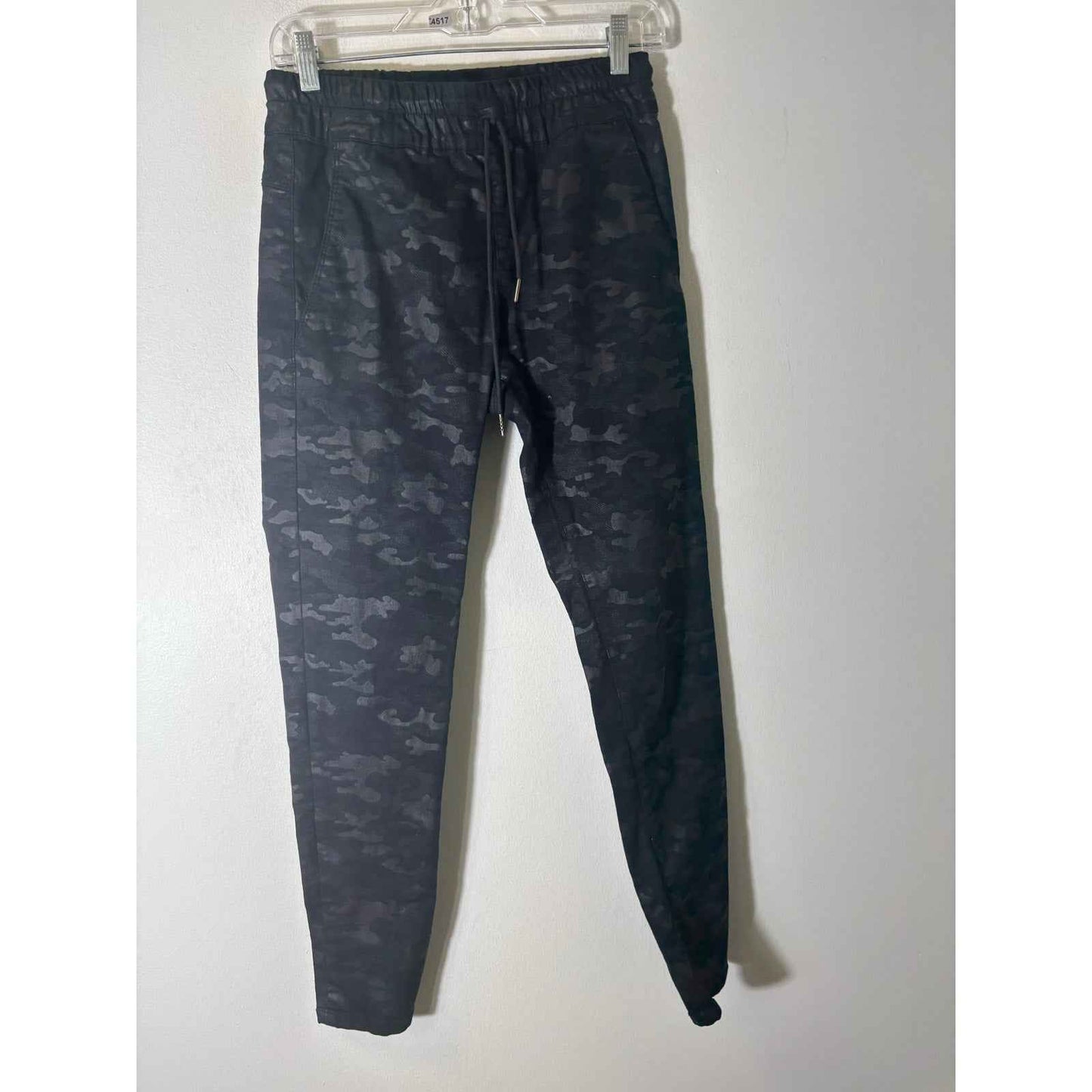 Flog Black Camo Drawstring Joggers Sz 28