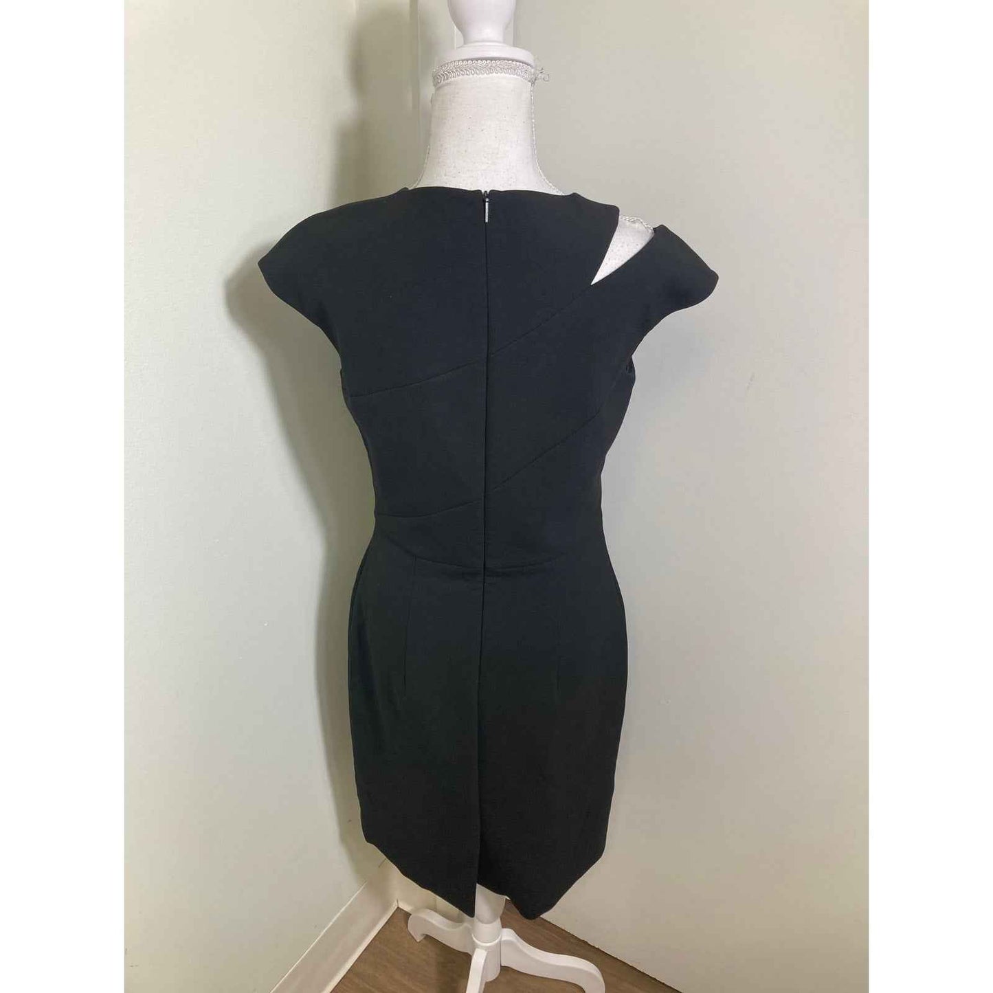 Boss Black Midi Sheath Special Occasion Dress Sz 6