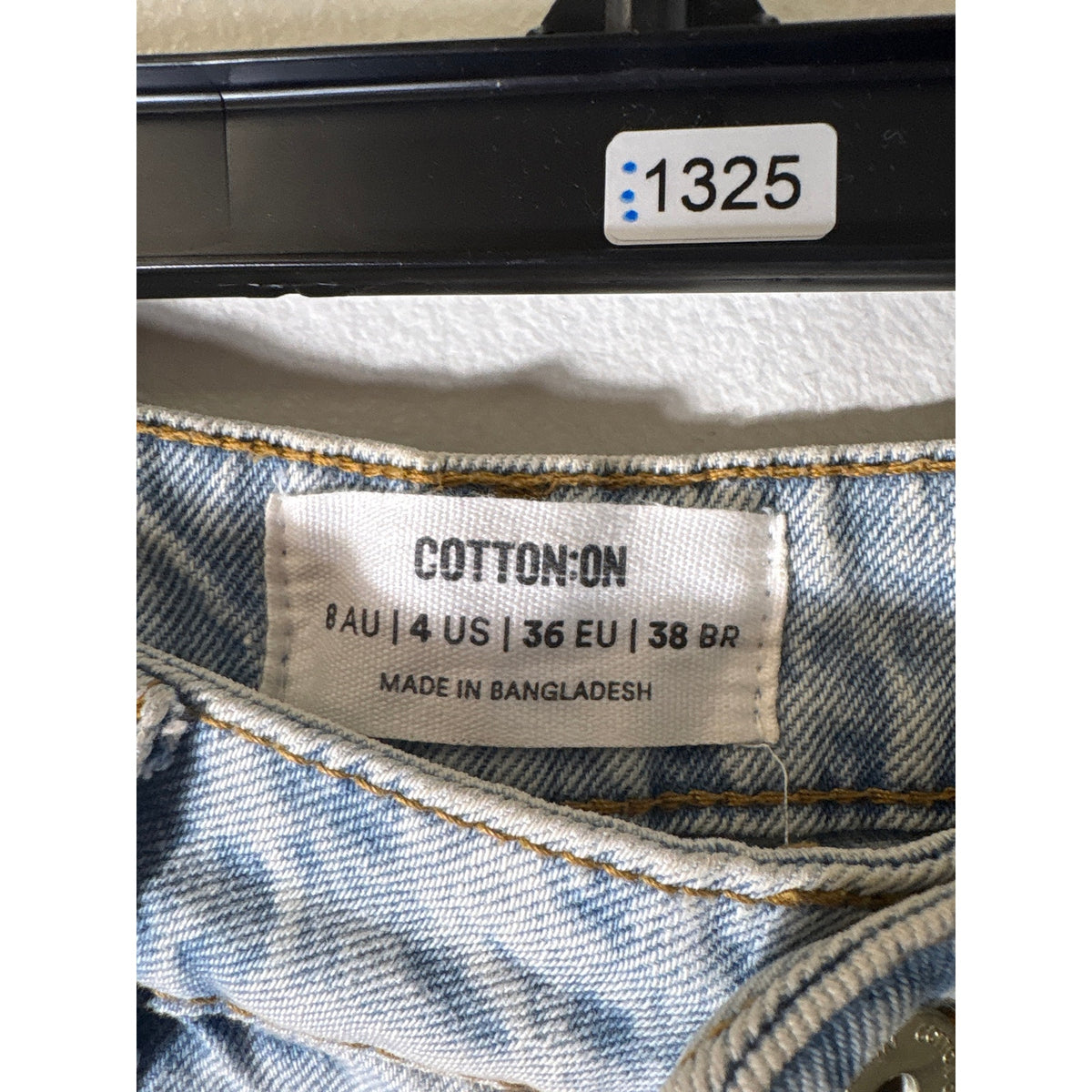 Cotton:ON Long Straight Leg Denim Sz 4