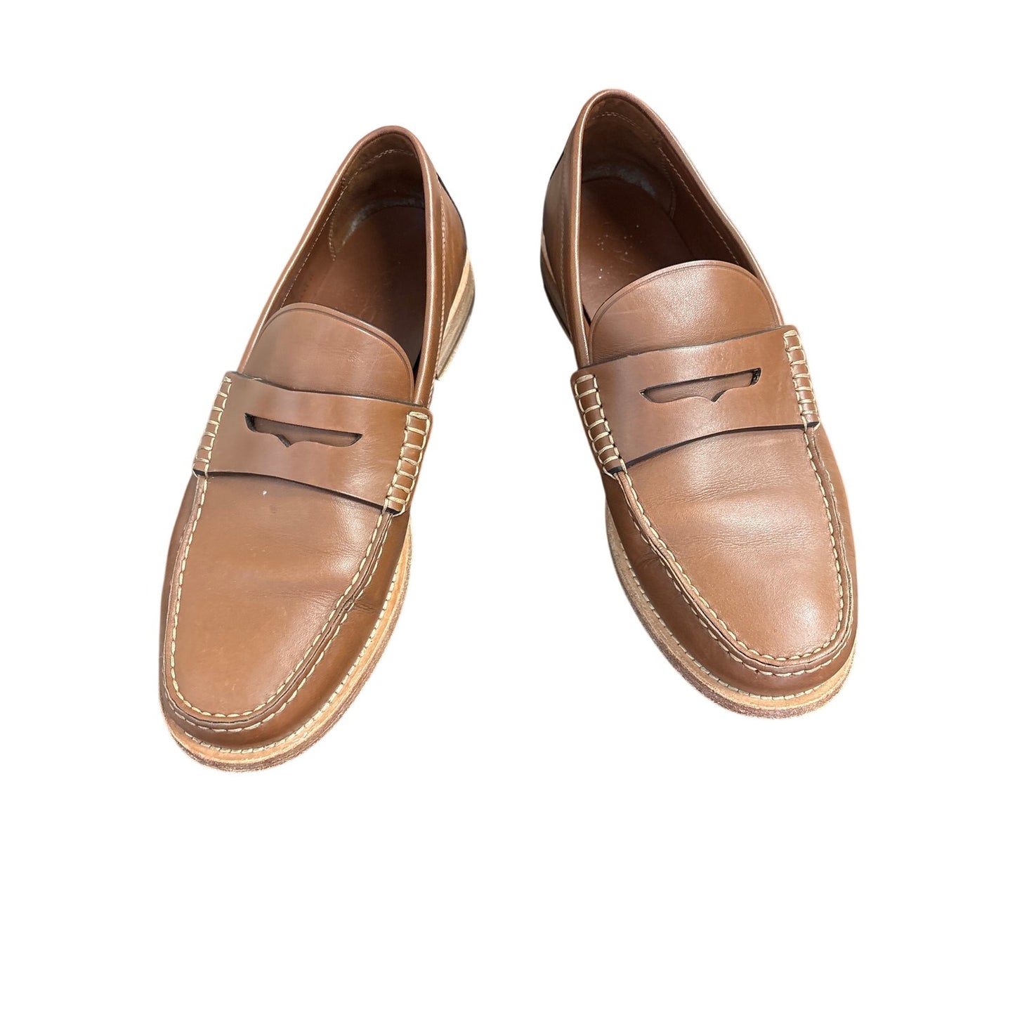 Men's Coach Brown Leather Loafer Sz 12D