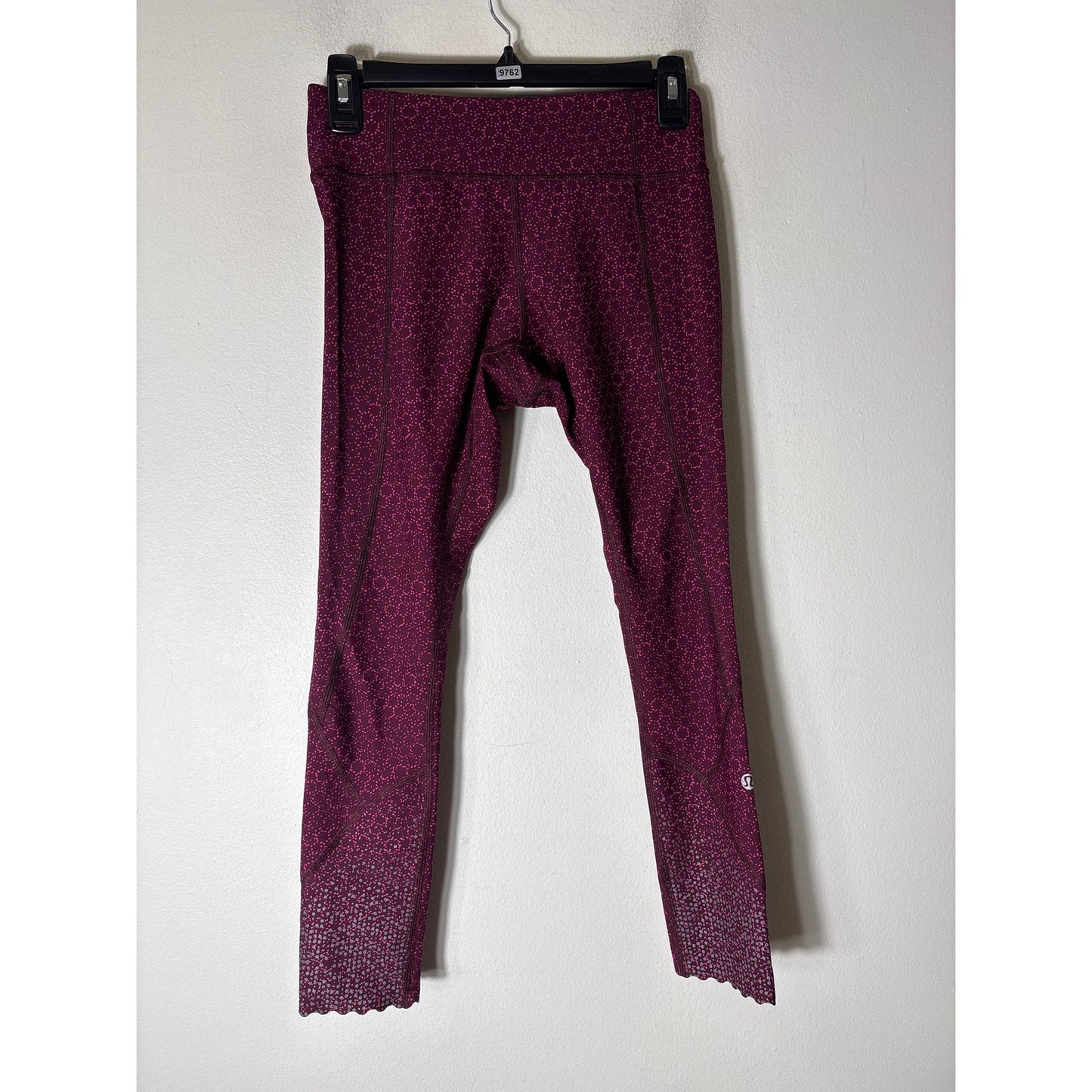 Lululemon Purple and Pink Circle Design Leggings Sz 6