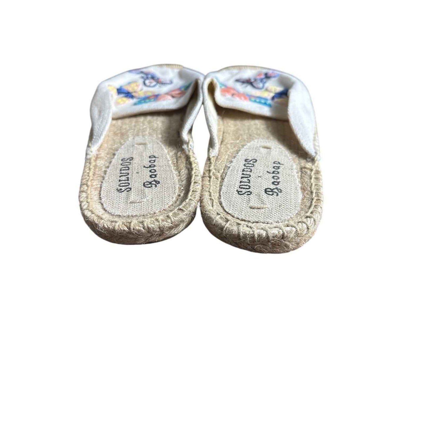 Soludos x Baobap Embroidered Slides Sz 8