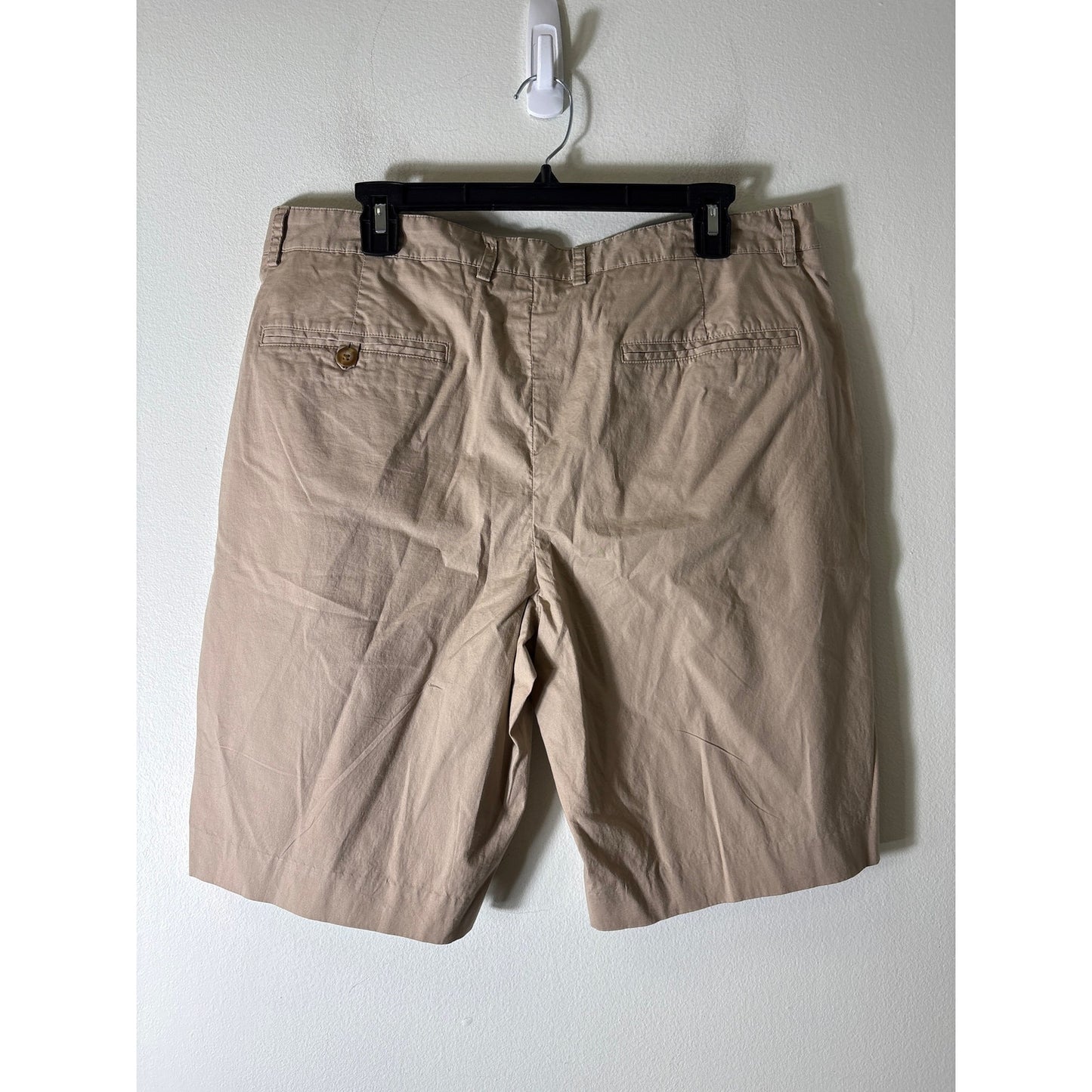 Mens Fairway & Greene Khaki Tab Front Golf Shorts Sz 36