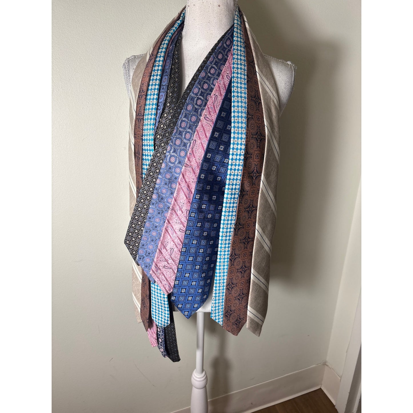 Mens Bundle of 7 Silk Ties Sz One Size