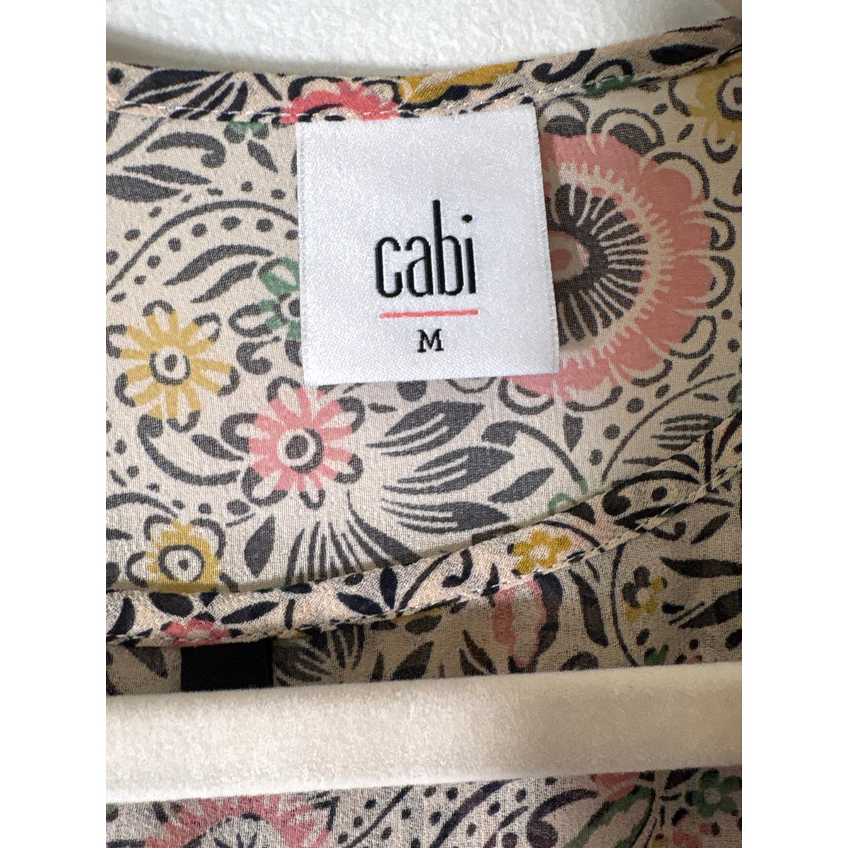 Cabi Multicolor Floral 2 Piece Set Ruffle 2 Piece Set Shirt Set Sz M