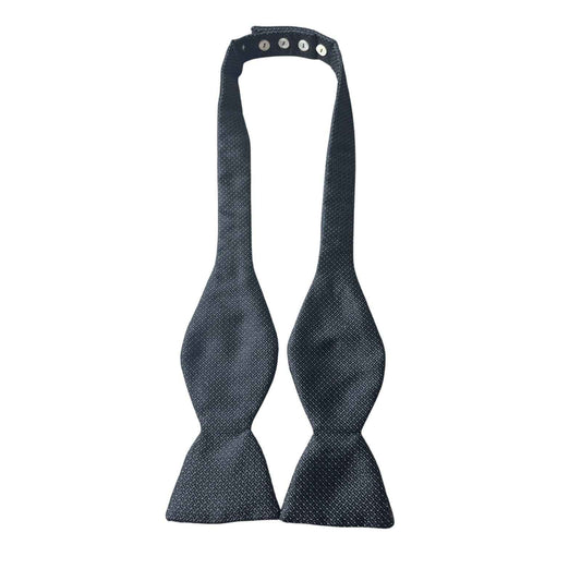 Carrot & Gibbs Silk Textured Dot Tux Vest and Bow Tie Set Sz L