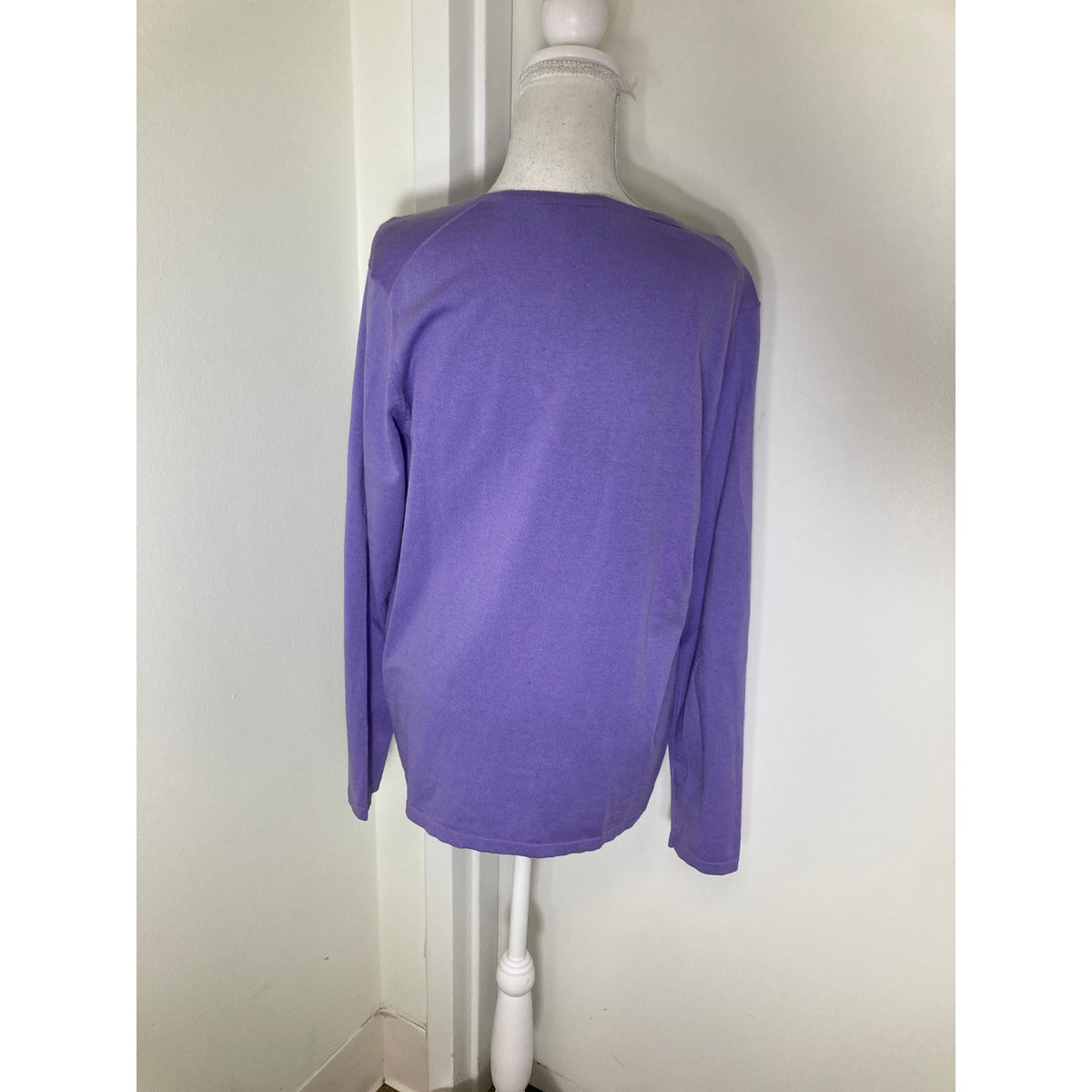 NWT Belford Lavendar Long Sleeve Lightweight Pullover sz XL