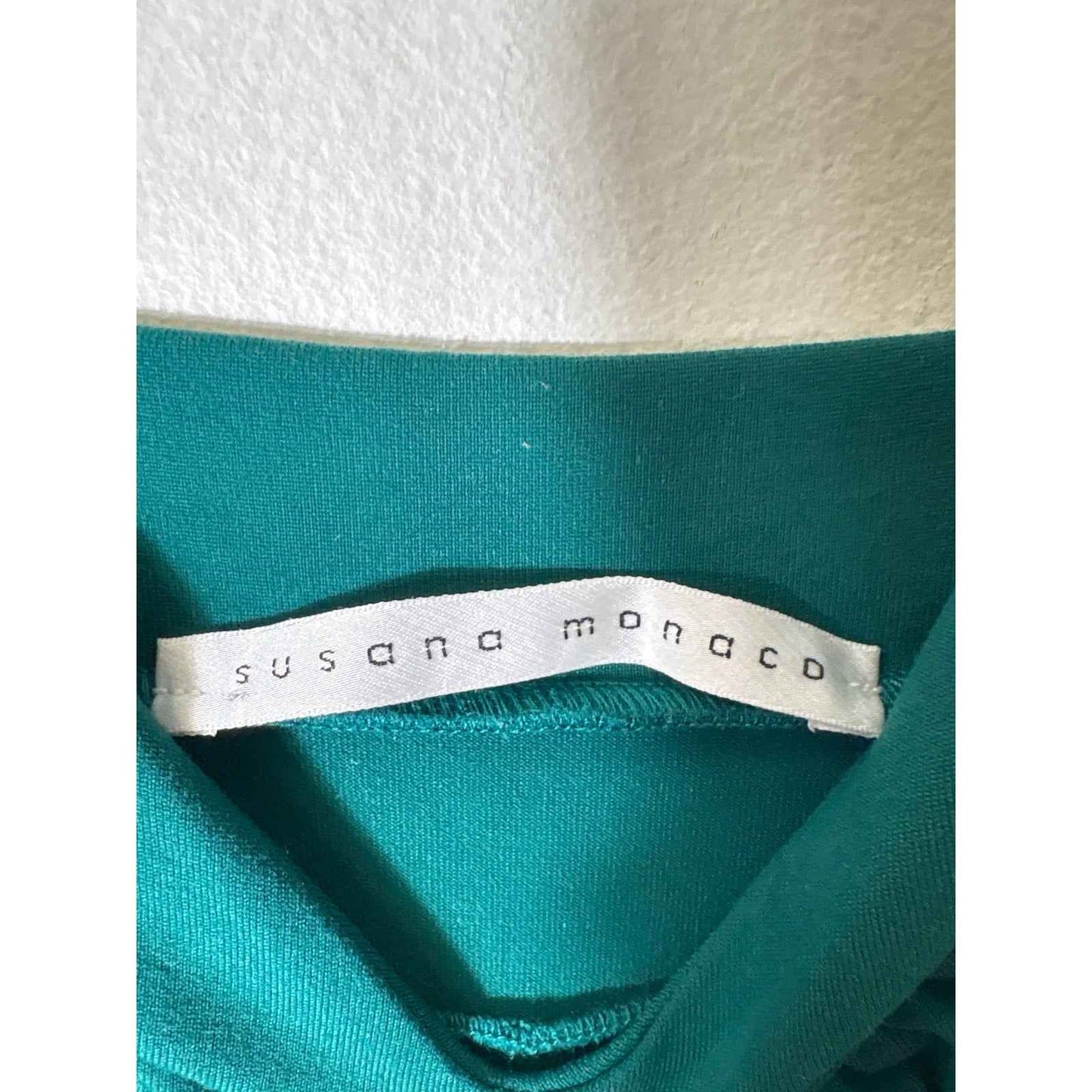 Susana Monaco Emerald Green Sleeveless Knee Length Dress Sz S