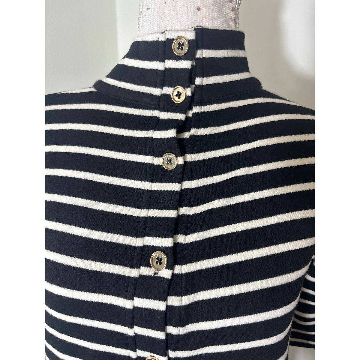 Buru Black and White Stripe Pants Set Sz XS
