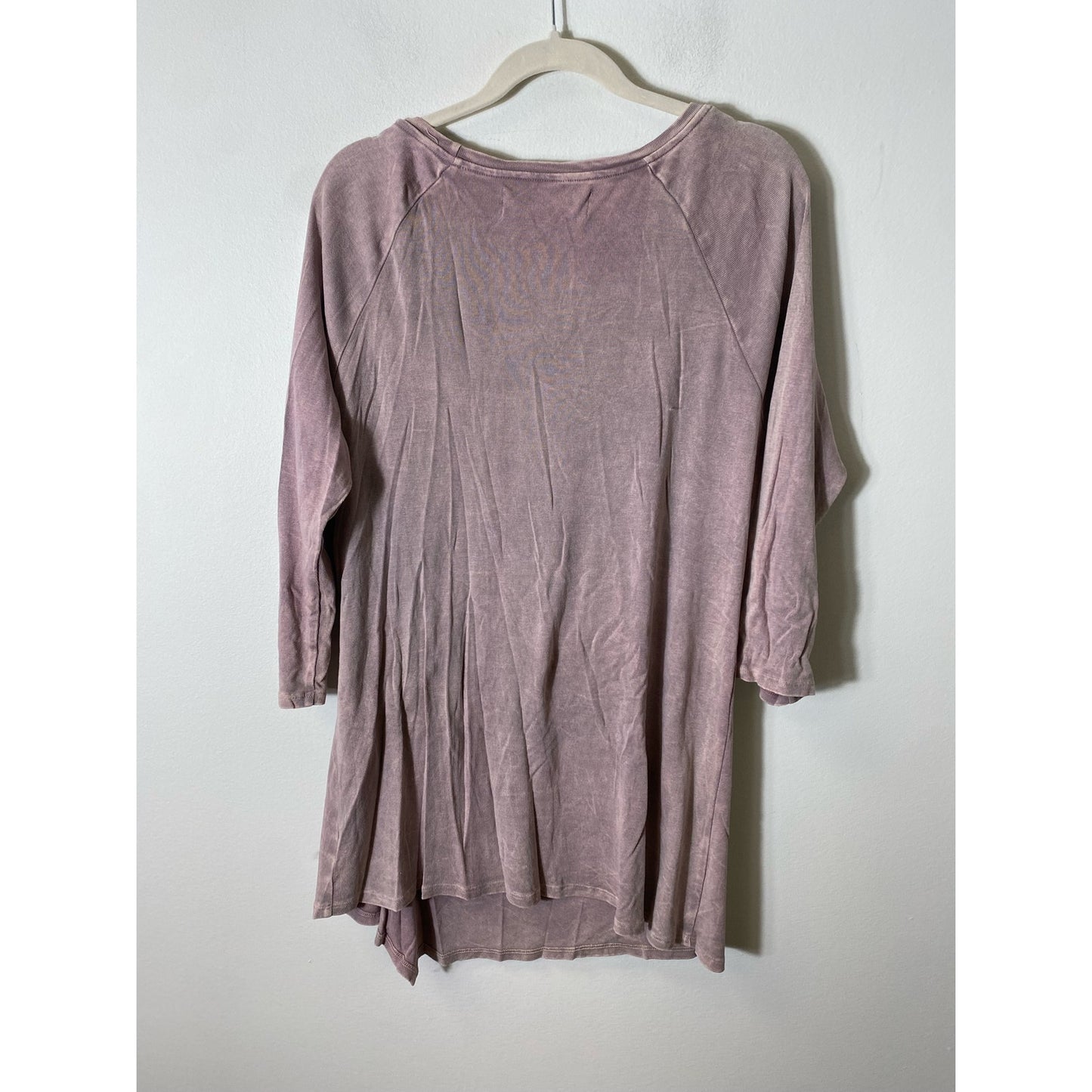 M. Rena Mauve Mini T-shirt Dress Sz L