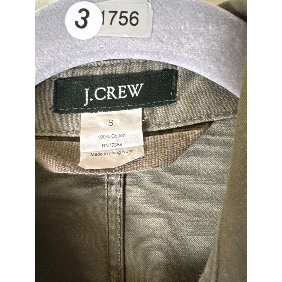 J.Crew Olive Green Barn Jacket Sz S