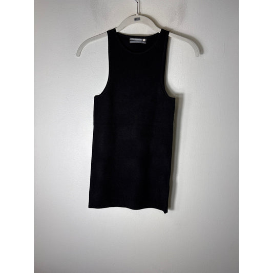 by Anthropology Black Sleeveless Knit Tank Sz S