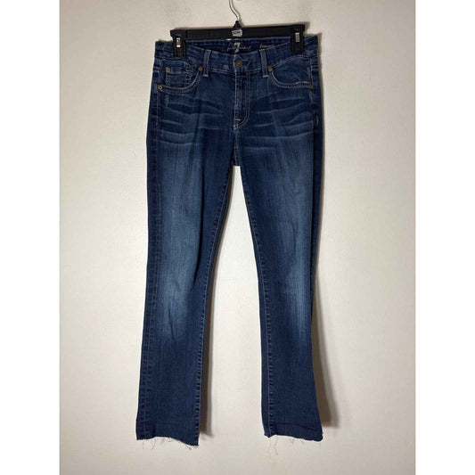 Seven For All Mankind Kimmie Straight Leg Jeans Sz 28