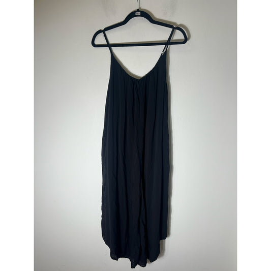 Silence and Noise Black Sleeveless Baggy Wide Leg Jumper Sz M