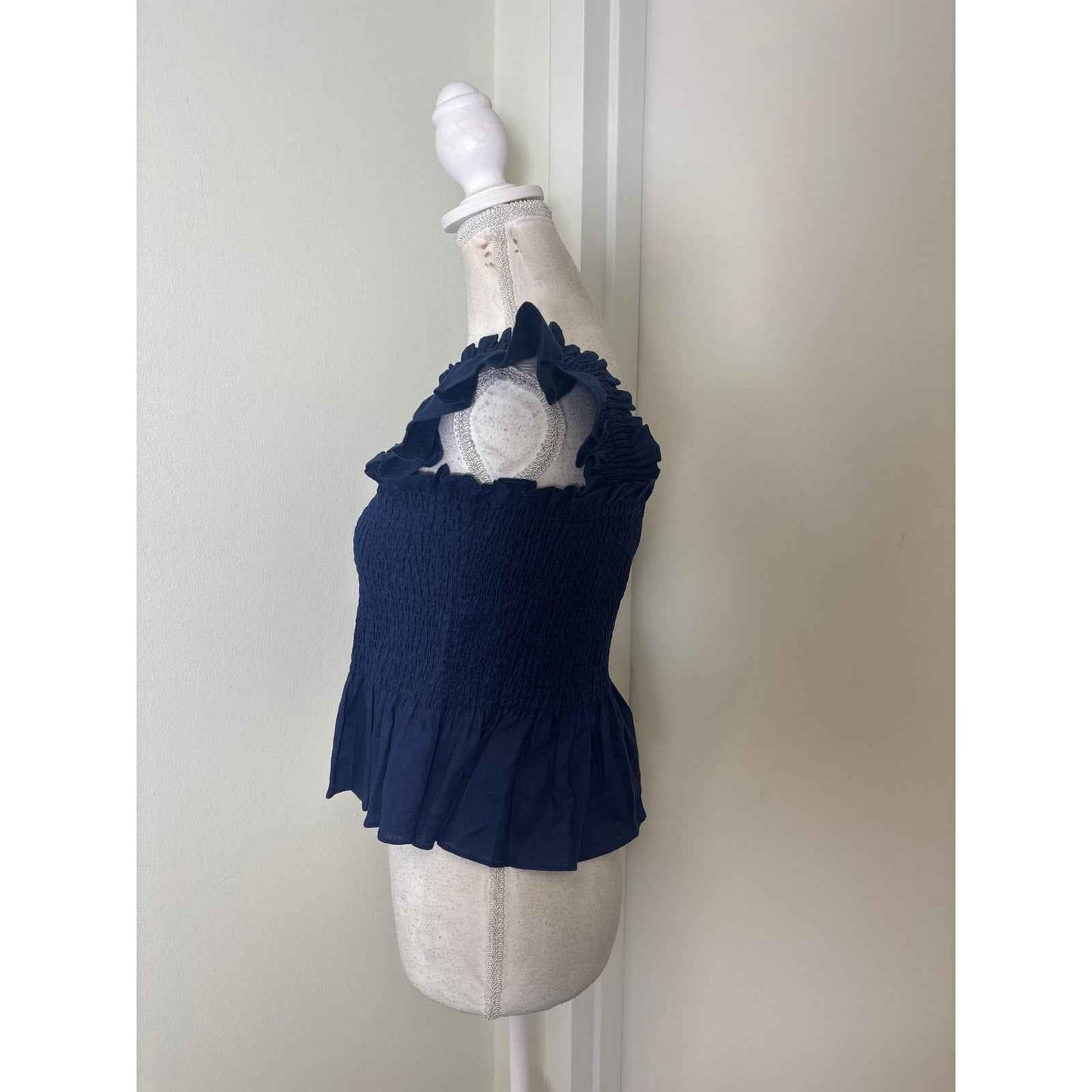 NWT Hill House Navy Paz Top Sz L