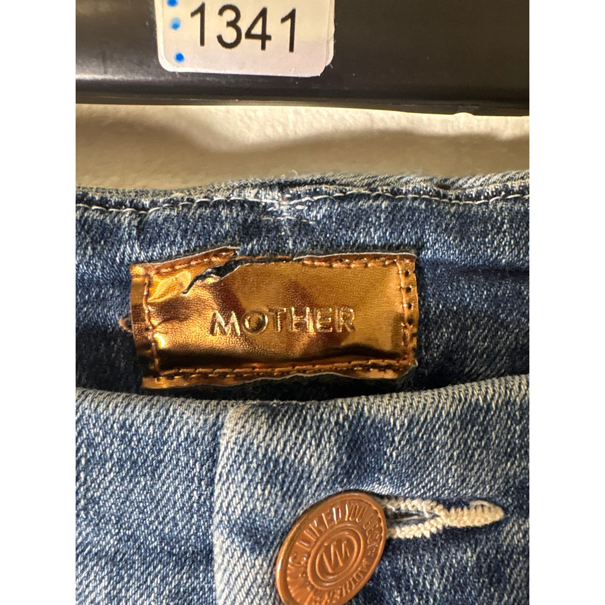 Mother High Waisted Looker Ankle Fray Denim Sz 30