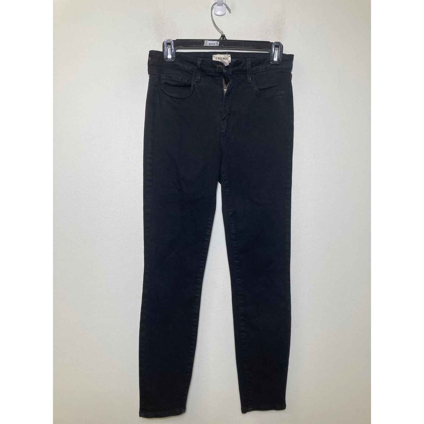 L'Agence Dark Black SKinny Ankle Jeans Sz 28