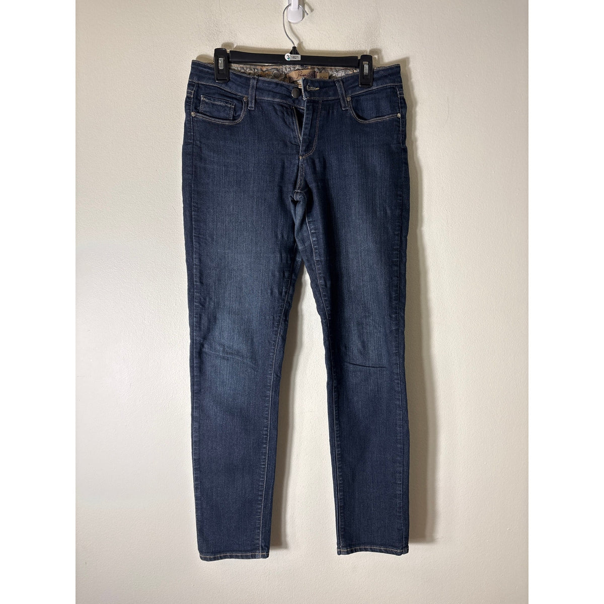 Paige Skyline Dark Wash Tapered Leg Jeans Sz 29