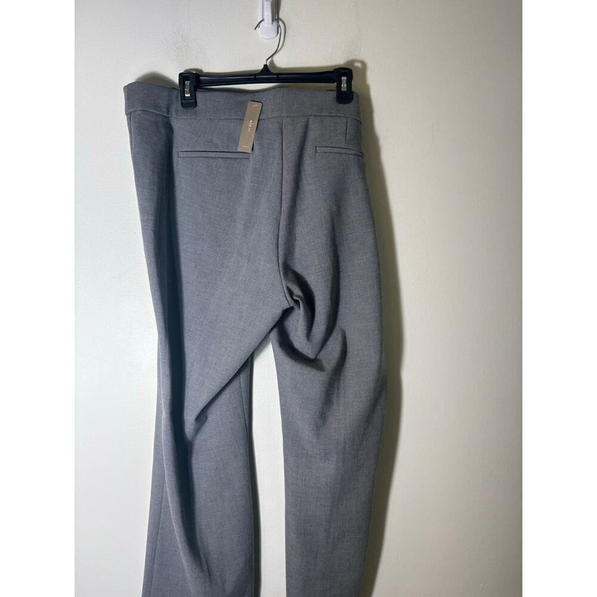 Etcetera Light Gray Straight Leg Ankle Dress Pants Size 14