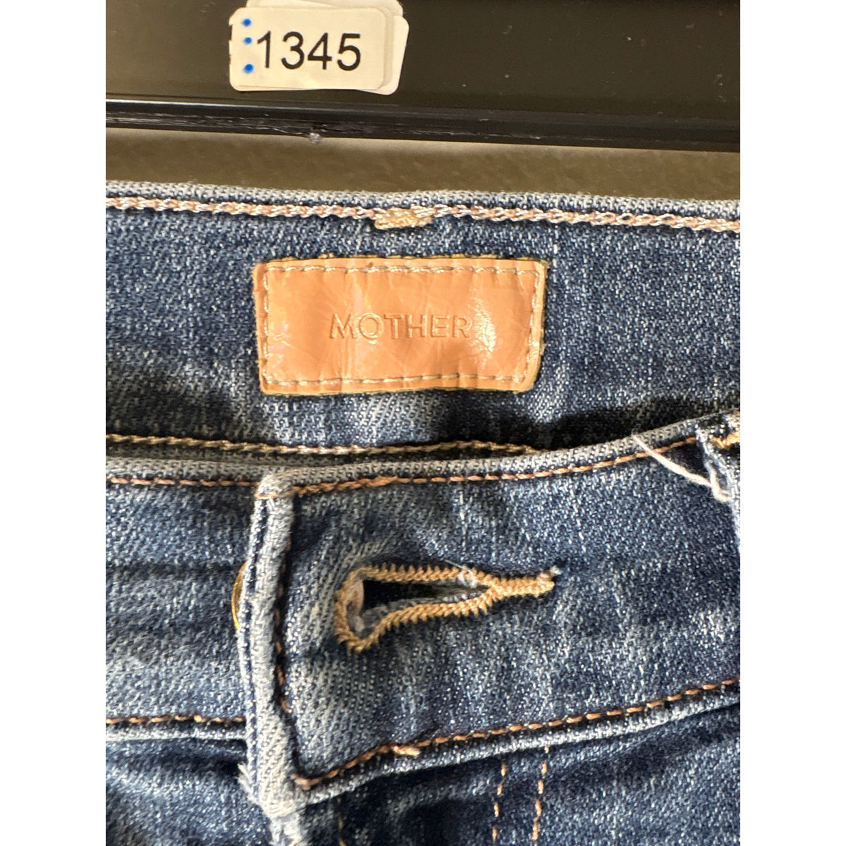 Mother The Insider Crop Step Fray Girl Crush Color Denim Sz 28