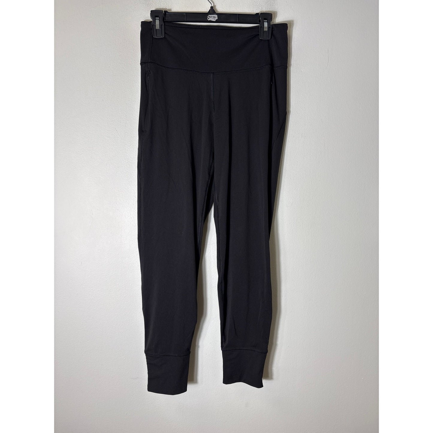 Lululemon Black Ankle Zip Athletic Leggings Sz 6