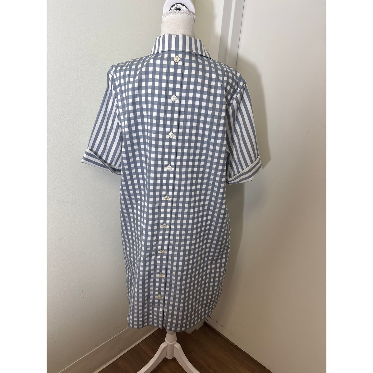 NWT Hinson Wu French Grey Aileen Dress Sz L