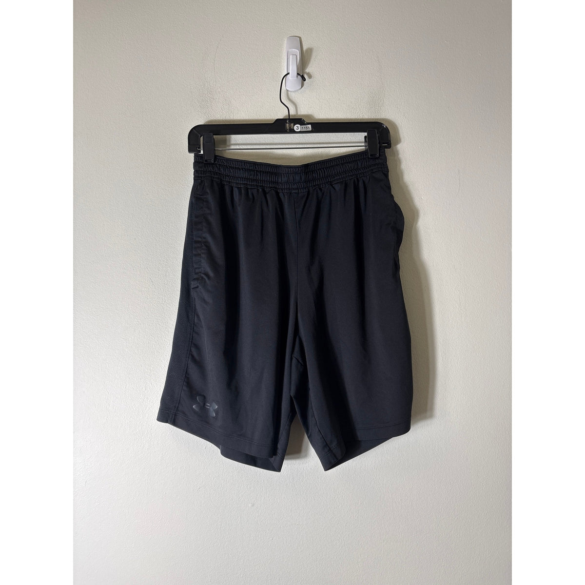 Mens Under Black Armour Athletic Shorts Sz L