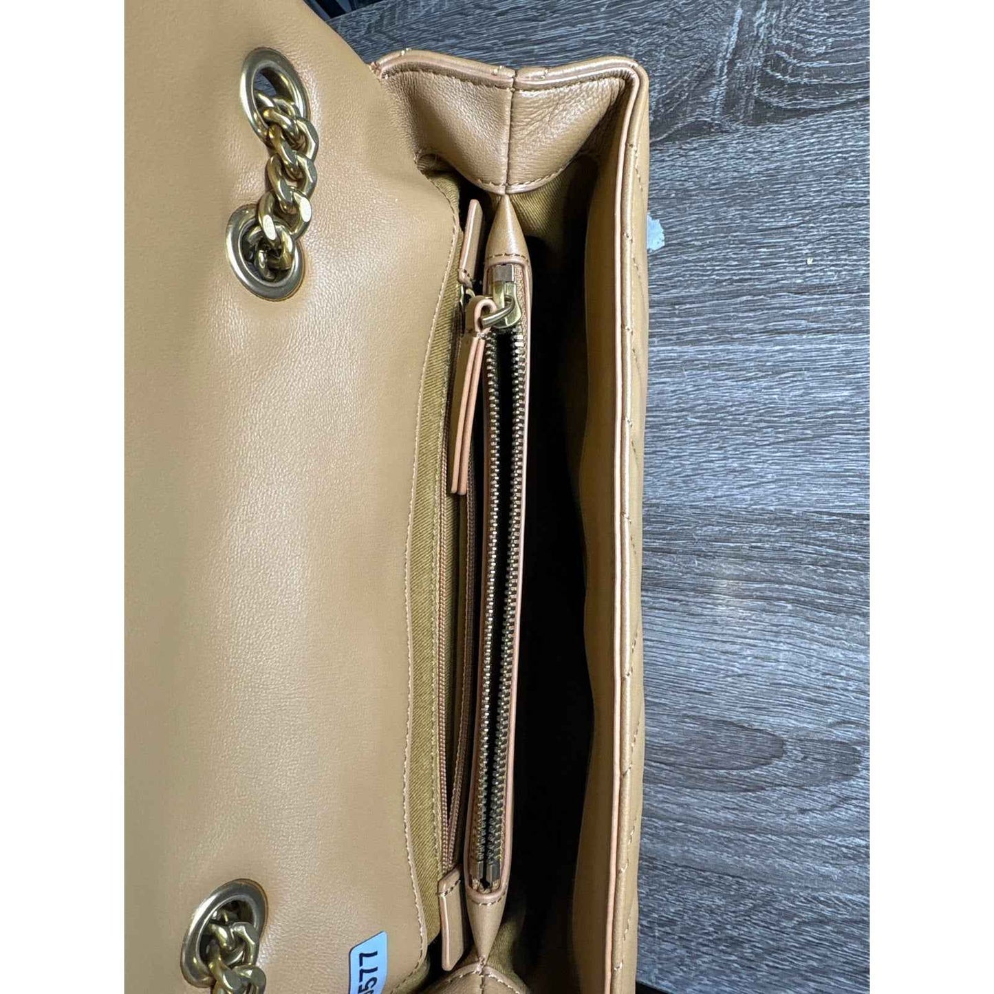 Quince Tan Quilted Leather Convertible Crossbody Bag