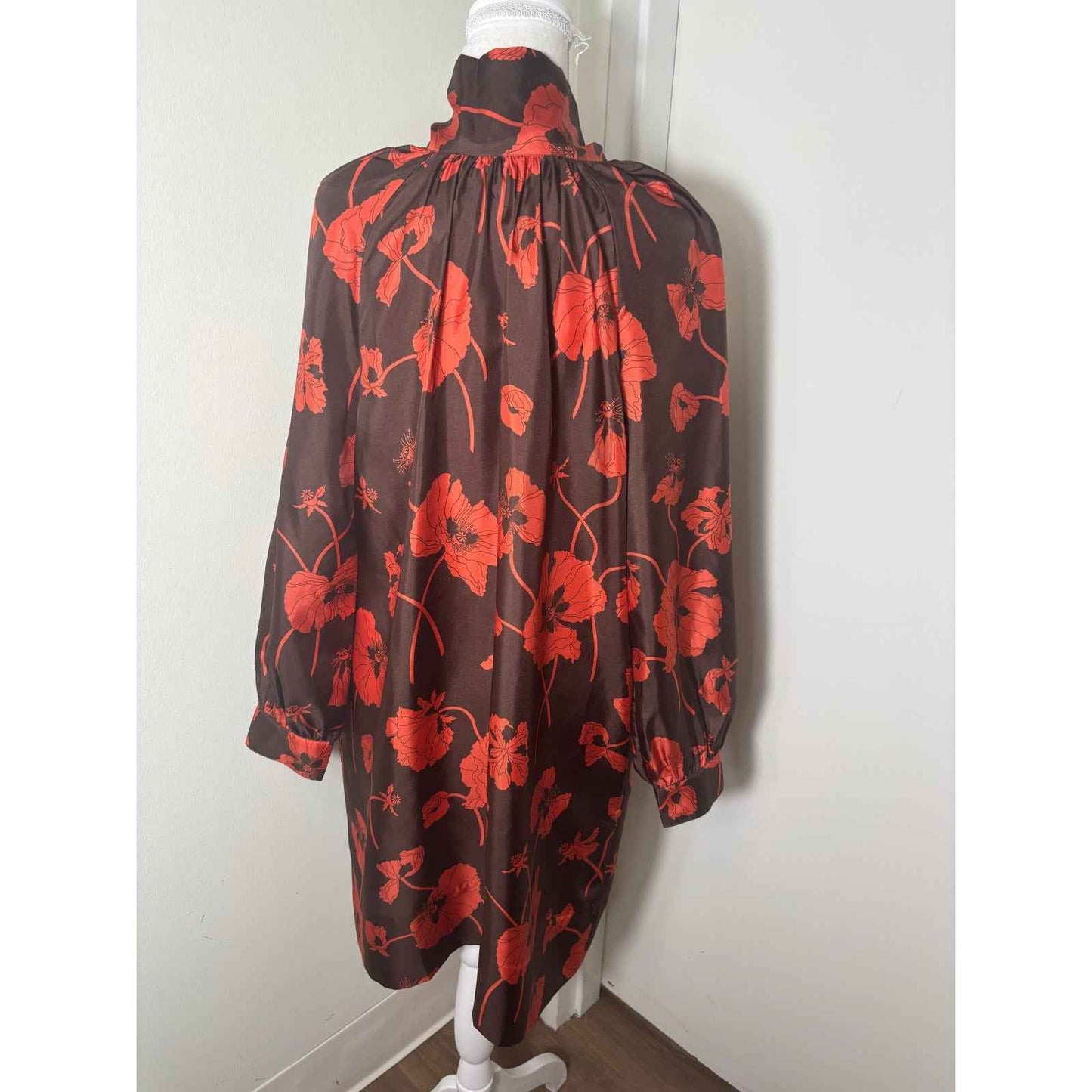 NWT Ann Mashburn Chocolate/Spice Maggice Dress M