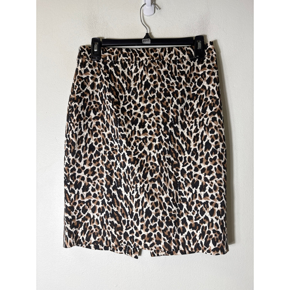 J. Crew Cheetah The Pencil Skirt Sz 2