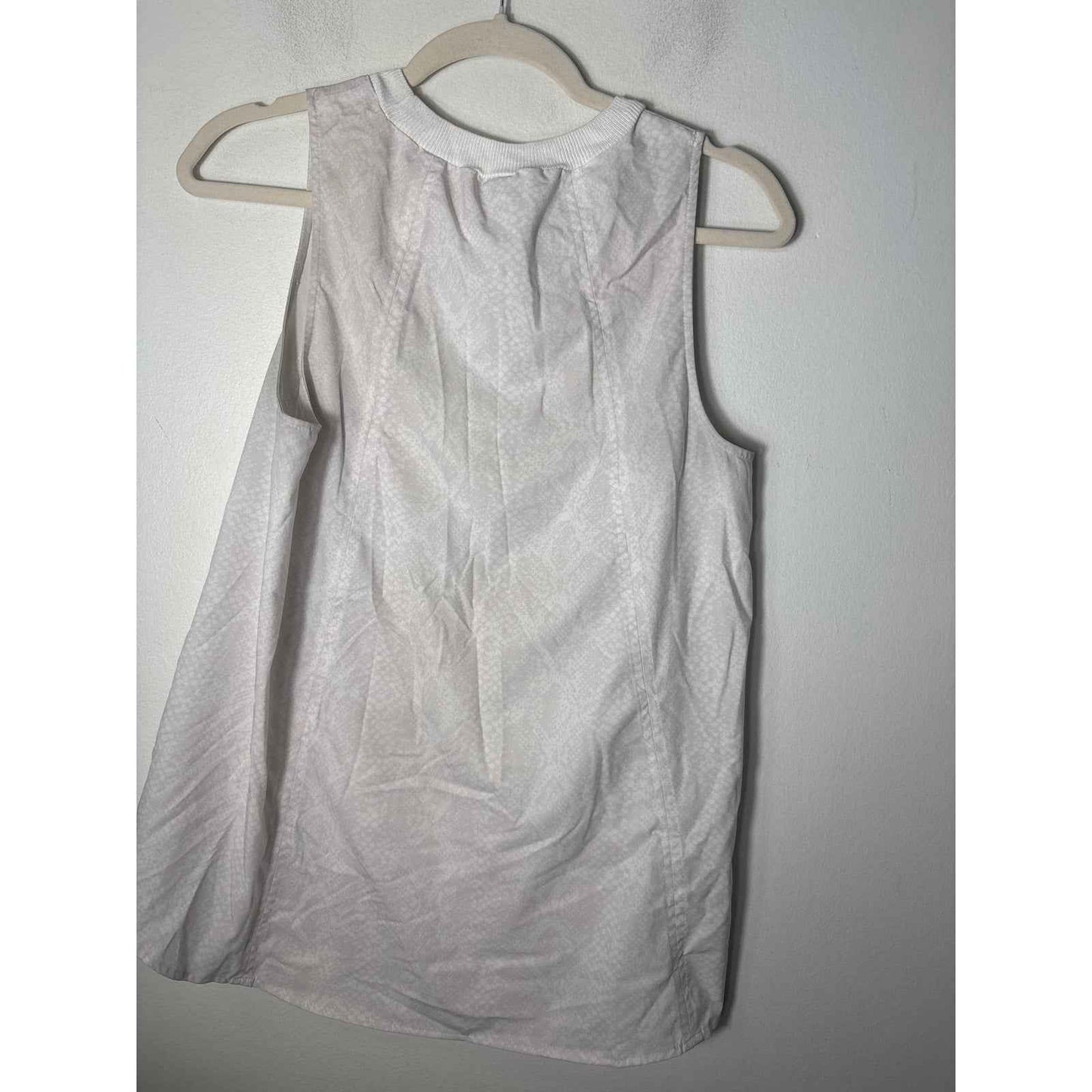 Athleta White Tank Sz L