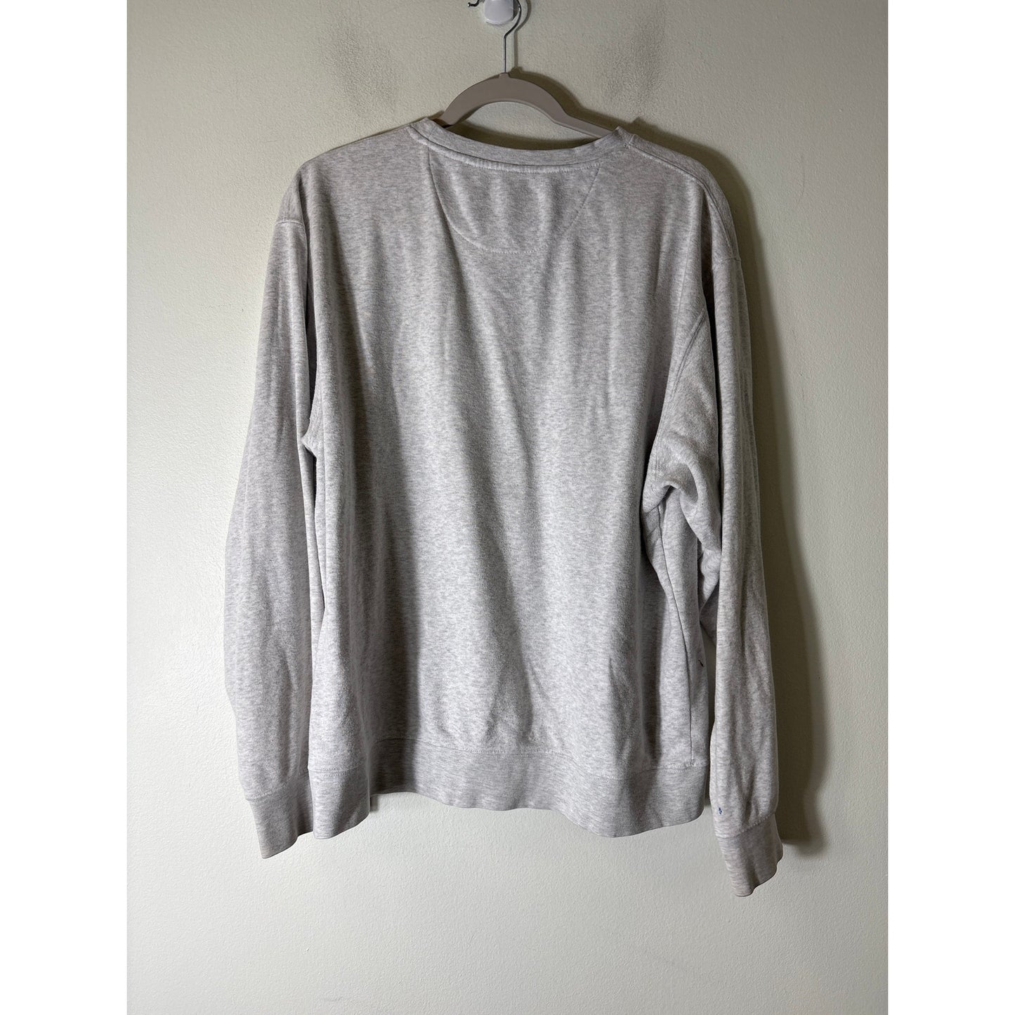 Auburn Gray With Blue Stitched Letters Sweatshirt Sz L