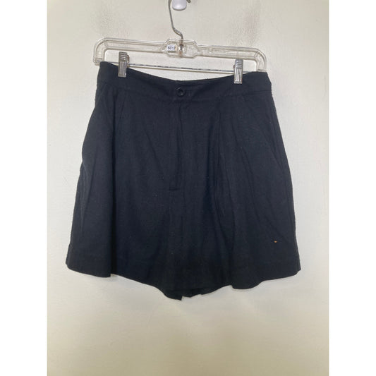 Jenni Kayne Black Silk High Rise Shorts sz 4
