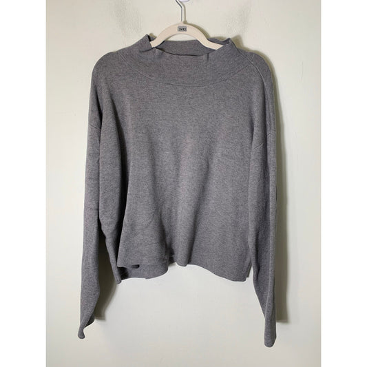 Quince Grey Pullover Sweater Sz L