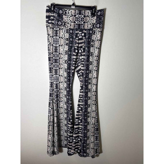 The Om Collection Tie Dye Flair Leg Yoga Pants Sz L