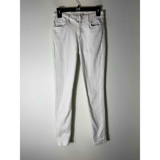 Joe's Jeans White Skinny Ankle Jean Sz 28