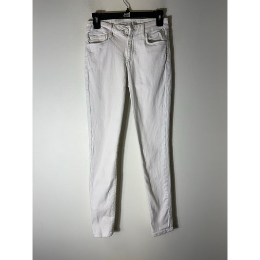 Joe's Jeans White Skinny Ankle Jean Sz 28