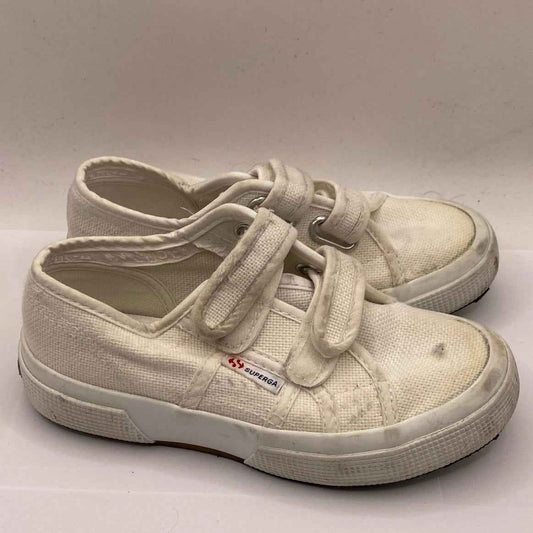 Girls Superga White Tennis Shoes Sz 29