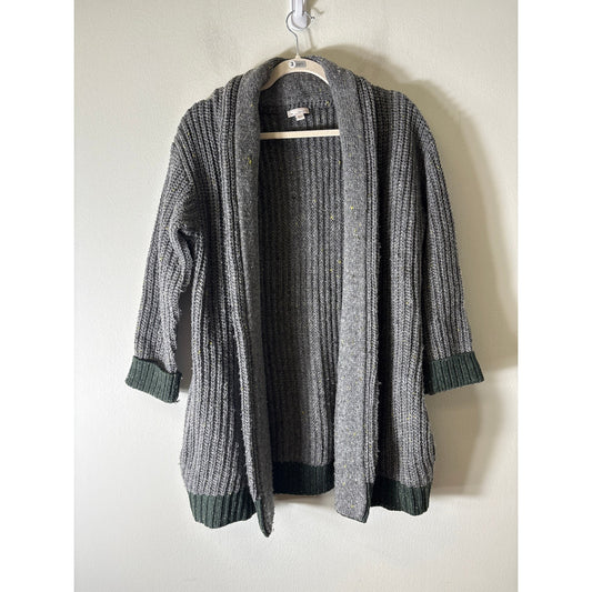 Gap Gray Knit Cardigan Sweater Sz XS/S