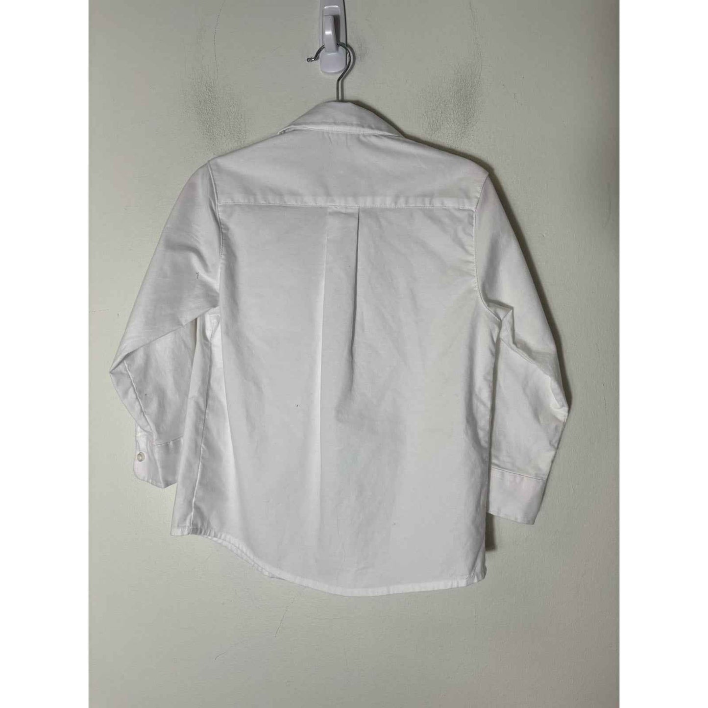 Boy's French Toast White Long Sleeve Button Down Shirt Sz 5