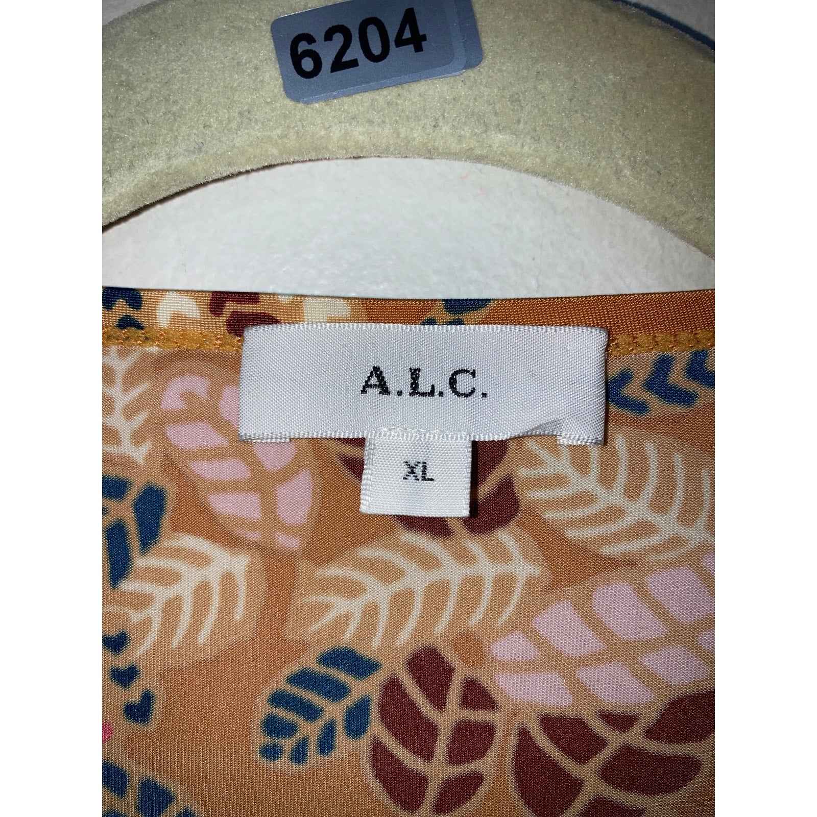 A.L.C Jewel Toned Sleeveless Body Con Ruched Top Sz XL