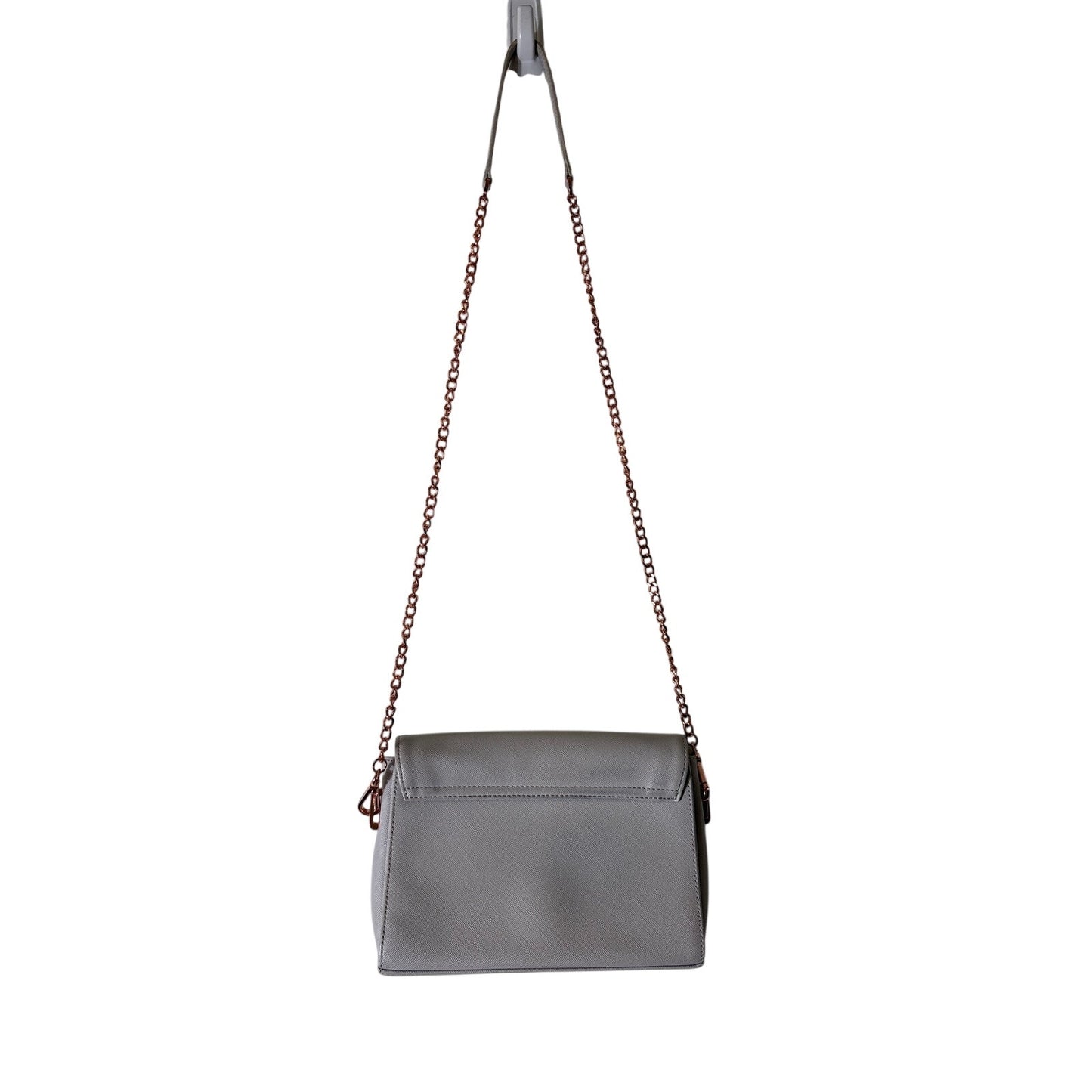 Ted Baker Light Gray Coated Leather Purse Sz 9"x^'