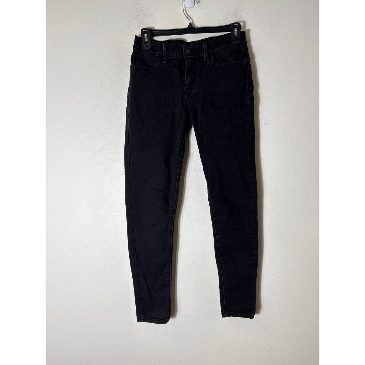 Levis 710 super skinny black jeans Sz 27