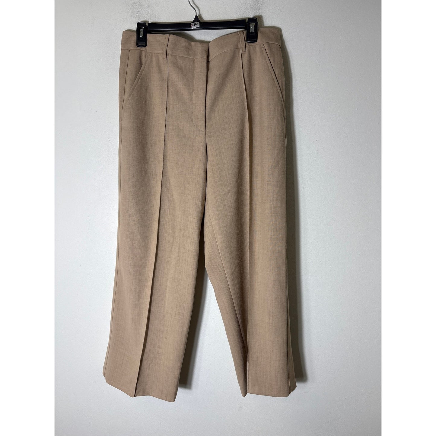 NWOT ME+EM Tan Straight Leg Ankle Pants Sz 14