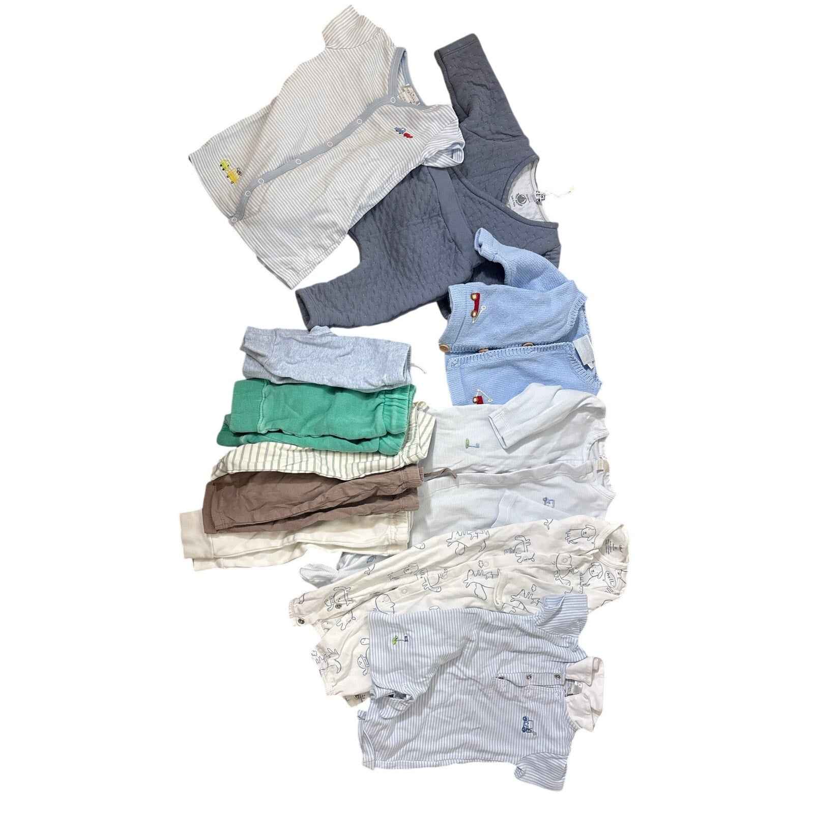 Lot of 12 Baby Boy Clothes 3-6 Months