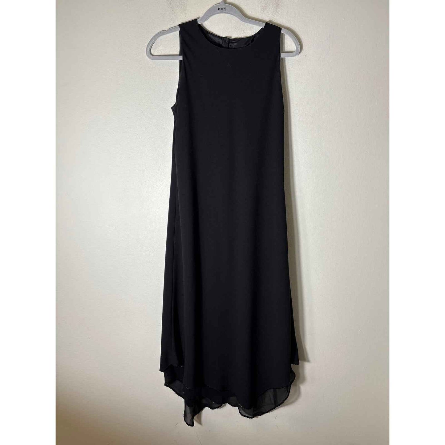 JONES NEW YORK DRESS BLACK SLEEVELESS SPECIAL OCCASION DRESS SZ 8