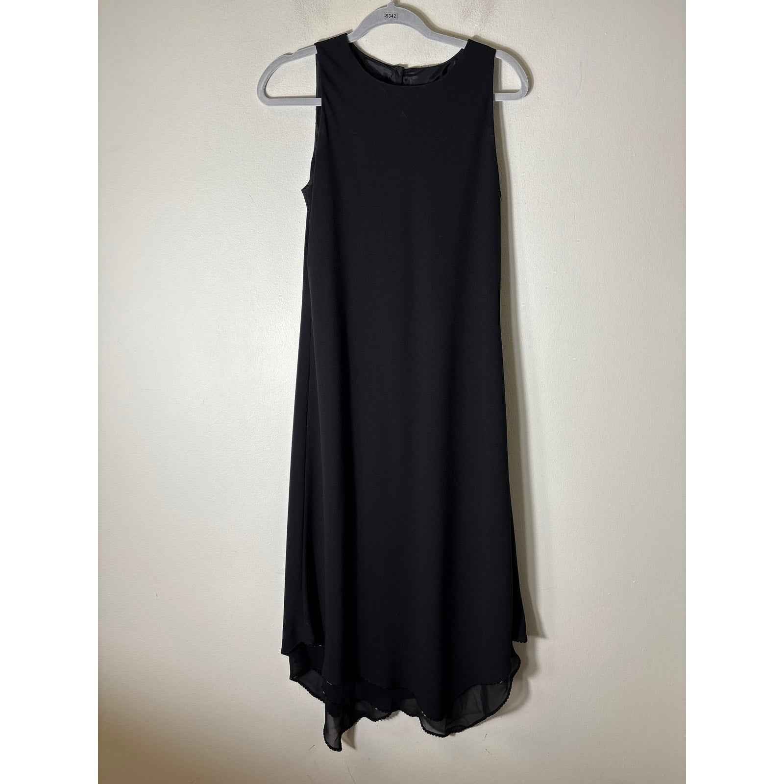 JONES NEW YORK DRESS BLACK SLEEVELESS SPECIAL OCCASION DRESS SZ 8