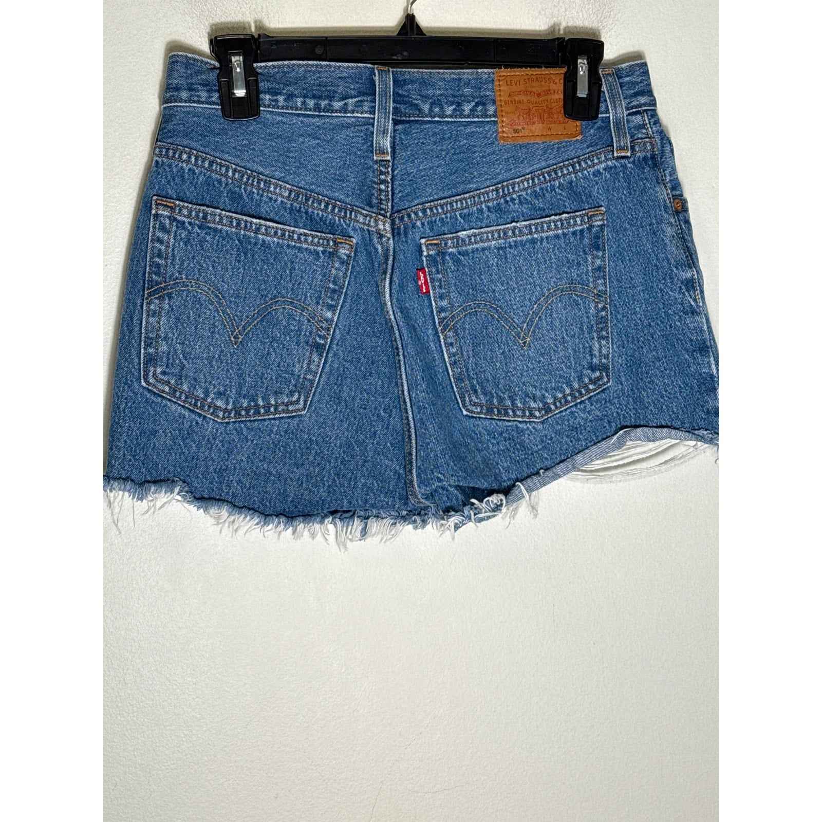 Levi's 501 Blue Jean Cut Off Denim Short Shorts Sz 28