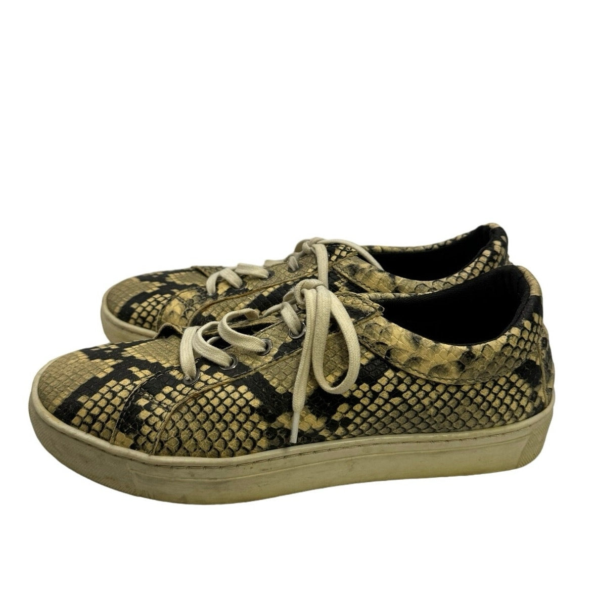 The Flexx Snakeskin Print Sneaker Sz 7