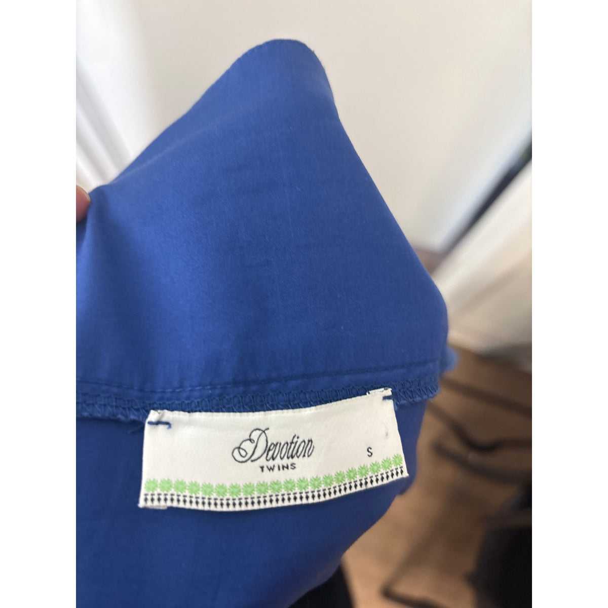 Devotion Twins Blue Wrap Skirt Sz S